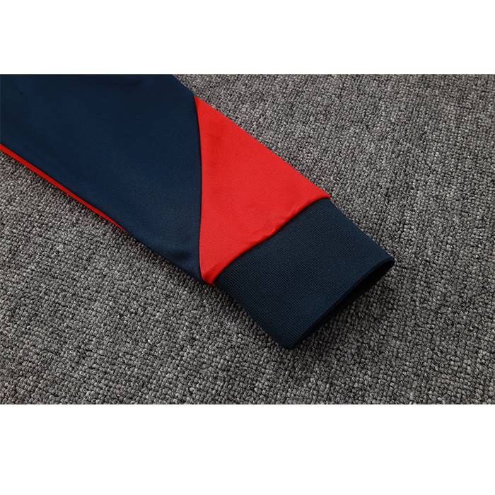 Tuta da Track di Giacca FC Barcellona 2024-2025 Rosso e Blu